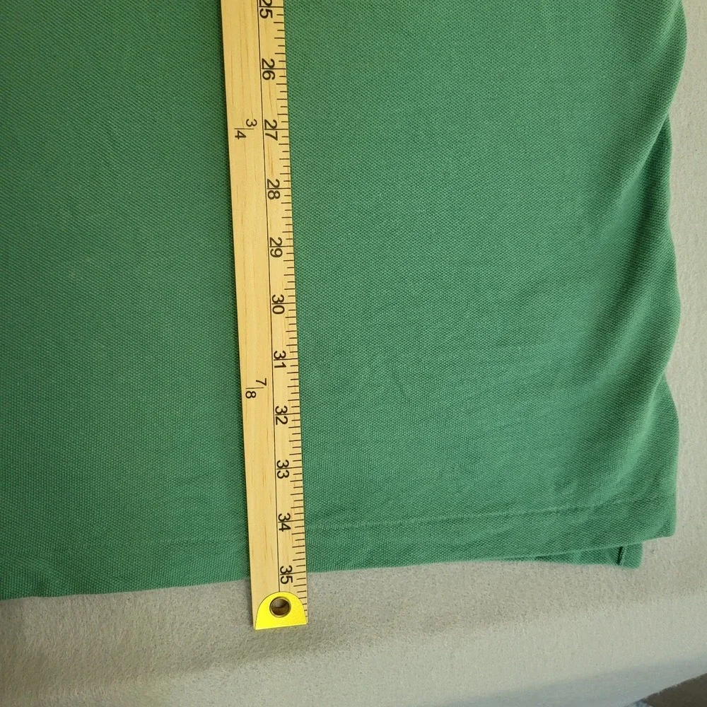 Polo Ralph Lauren Short Sleeve Polo Shirt Green 100% Cotton Men's Size 3XLT